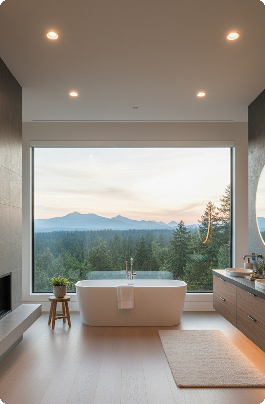 Modern home exterior